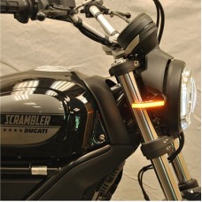 New Rage Cycles (NRC) Ducati Scrambler SIXTY2 / Cafe Racer / Desert Sled Front Turn Signals (Indicators)